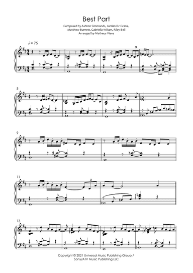 Best Part (arr. Matheus Viana)