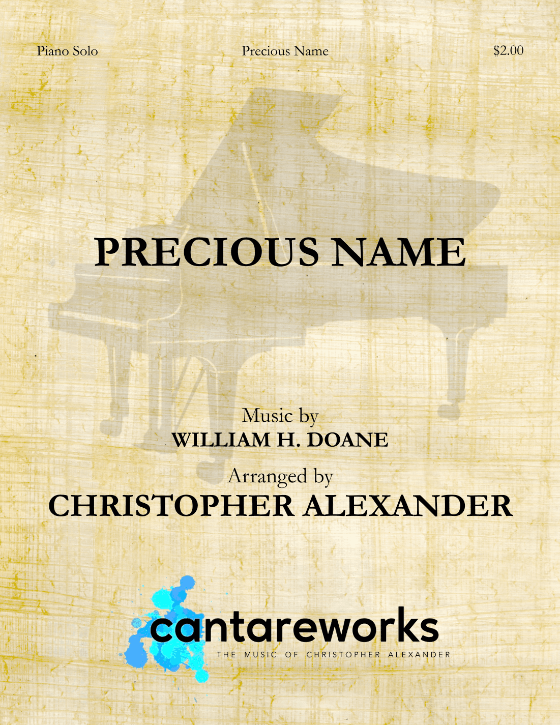 Precious Name (arr. Christopher Alexander)