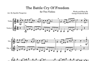 The Battle Cry Of Freedom (arr. Sparkle Tangerine)