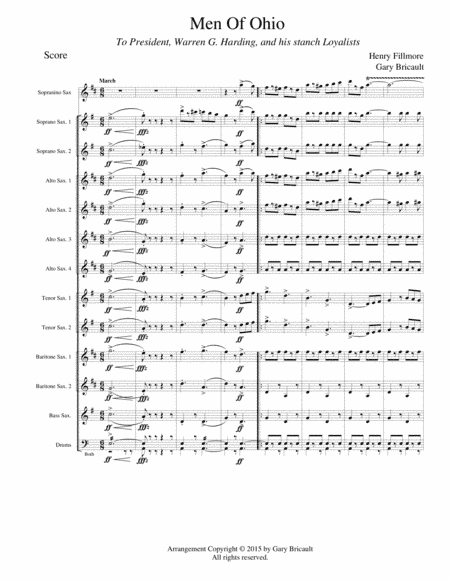 Men of Ohio (arr. Gary Bricault)