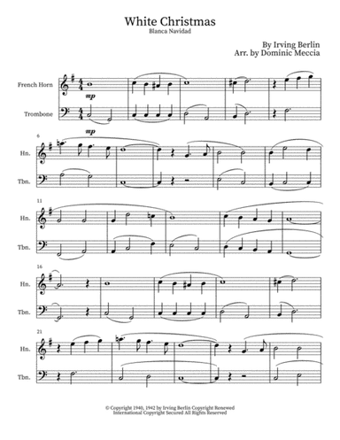 White Christmas (arr. Dominic Meccia)