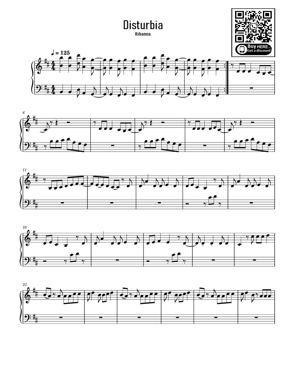 Disturbia (arr. eduardo)