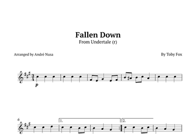 Fallen Down (arr. André Nusa)