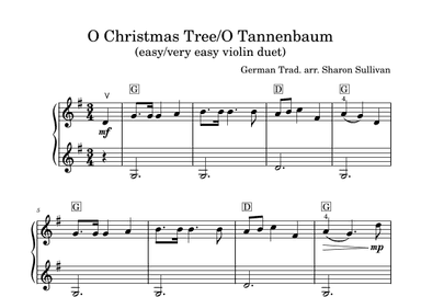 O Christmas Tree/O Tannenbaum (arr. Sharon Sullivan)