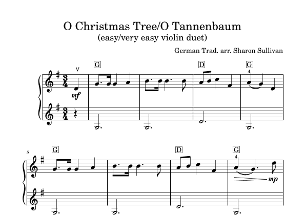 O Christmas Tree/O Tannenbaum (arr. Sharon Sullivan)