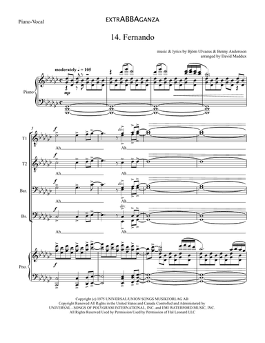 Fernando (arr. David Maddux)