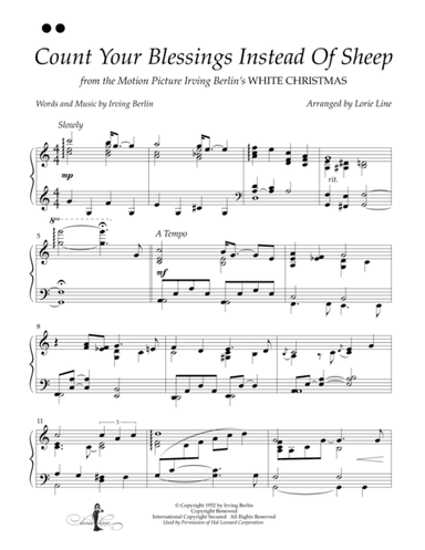 Count Your Blessings Instead Of Sheep (arr. Lorie Line)