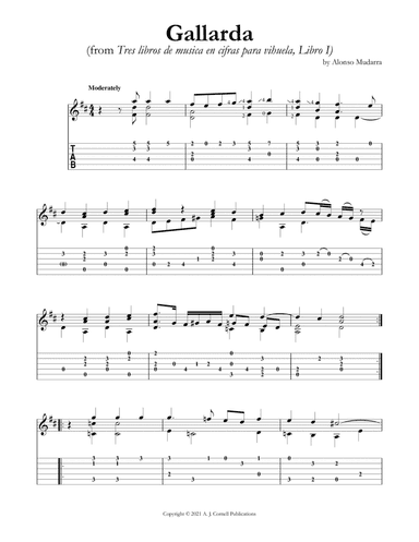 Gallarda (arr. Mark Phillips)