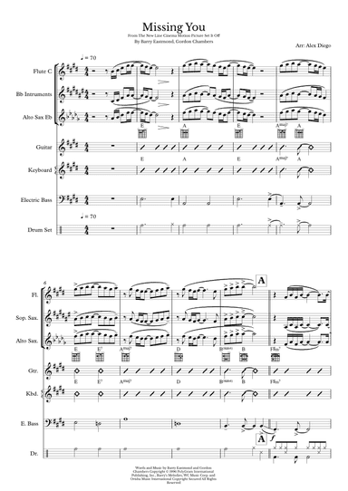 Missing You (arr. Alex Diego)
