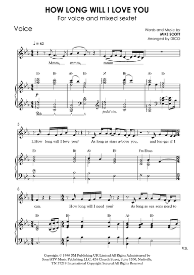 How Long Will I Love You (arr. Dico)
