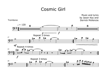 Cosmic Girl (arr. David Lartey)