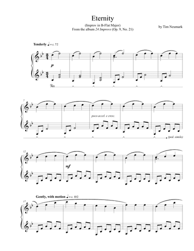 Eternity (Improv in B-Flat Major)