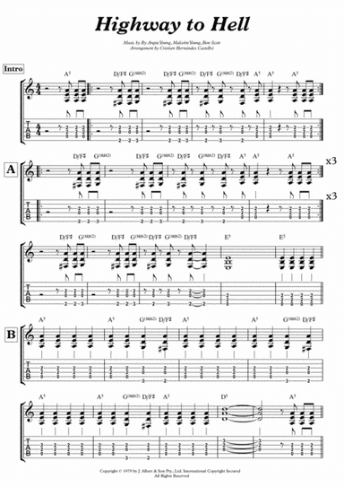 Highway To Hell (arr. Cristian Hernandez Castellvi)