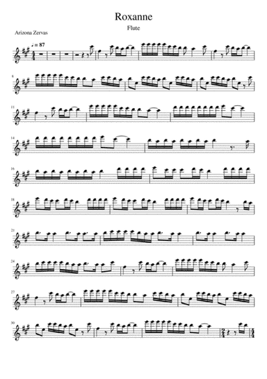 Roxanne (arr. Sean M.)