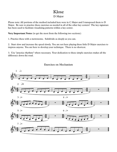 Klose and Kroepsch in D Major (arr. Robert Moody)