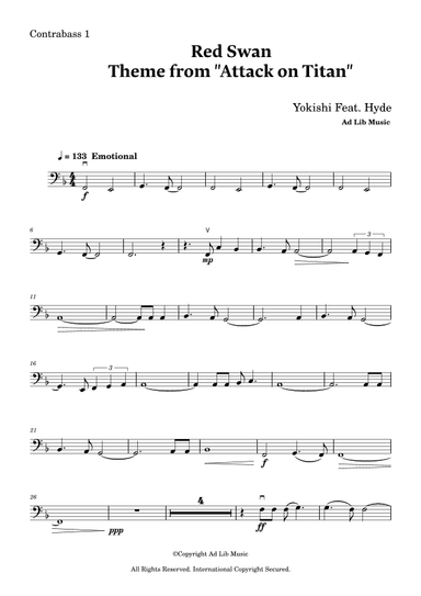 Red Swan (arr. Charles Lam)