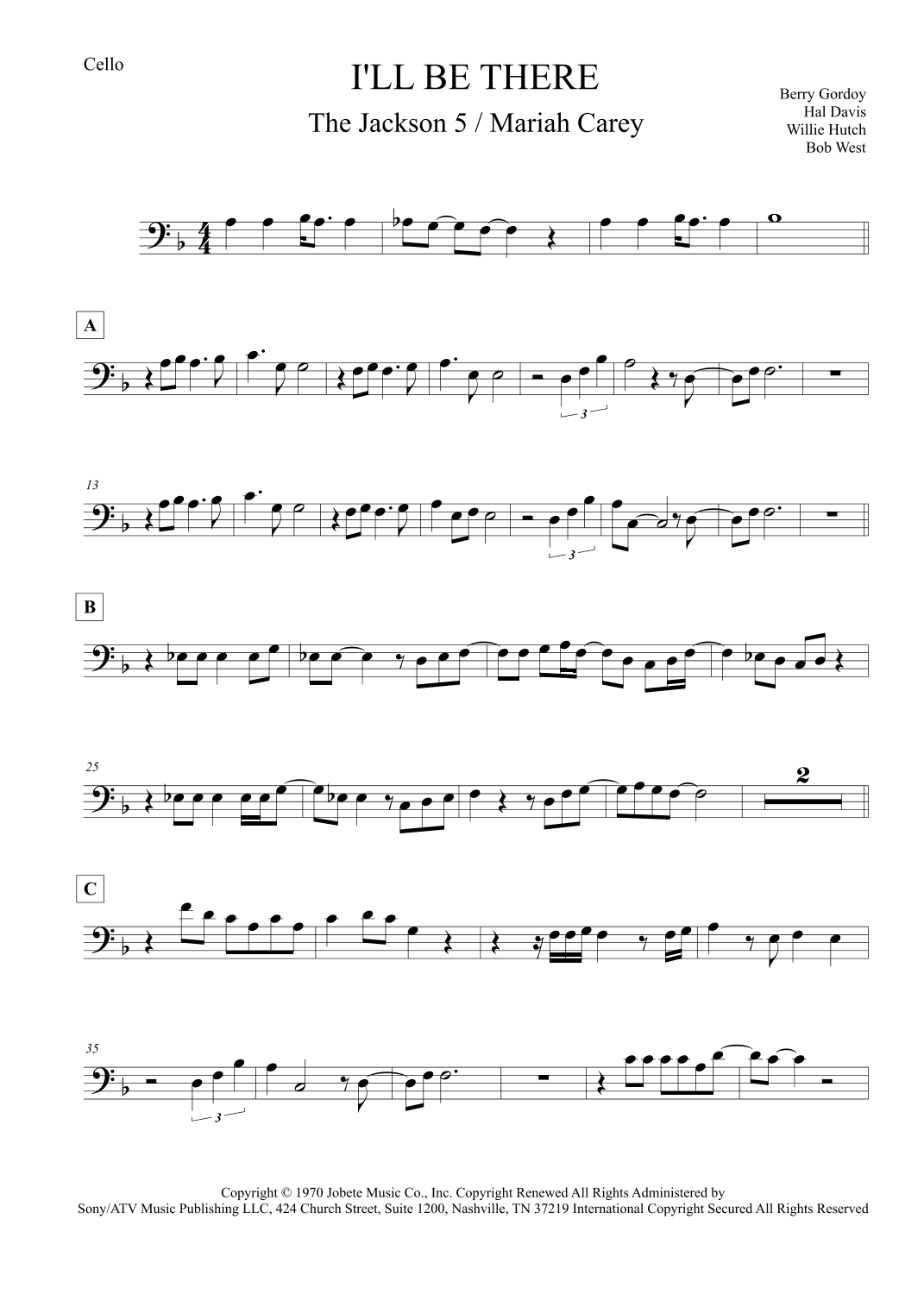 I'll Be There (arr. Leo Silva)