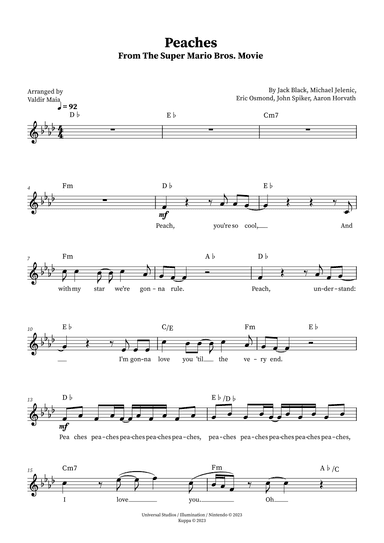 Peaches (arr. Valdir Maia)