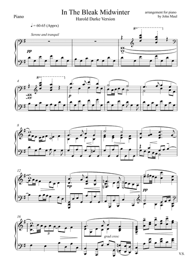 In The Bleak Midwinter (arr. John Maul)