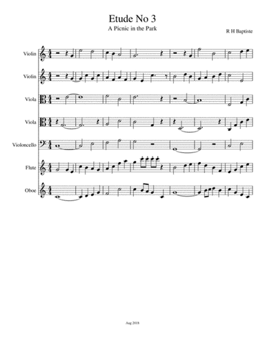Etude No 3 - A Picnic in the Park
