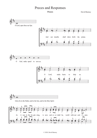 Preces and Responses
