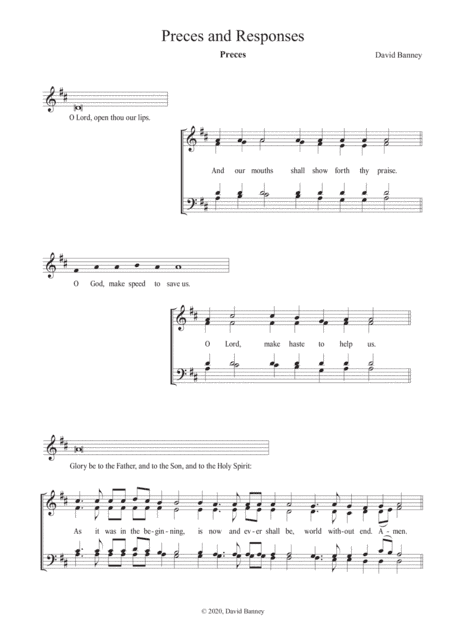 Preces and Responses