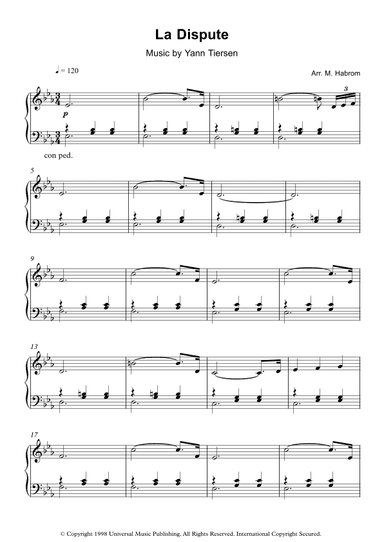 La Dispute (arr. Michael Habrom)