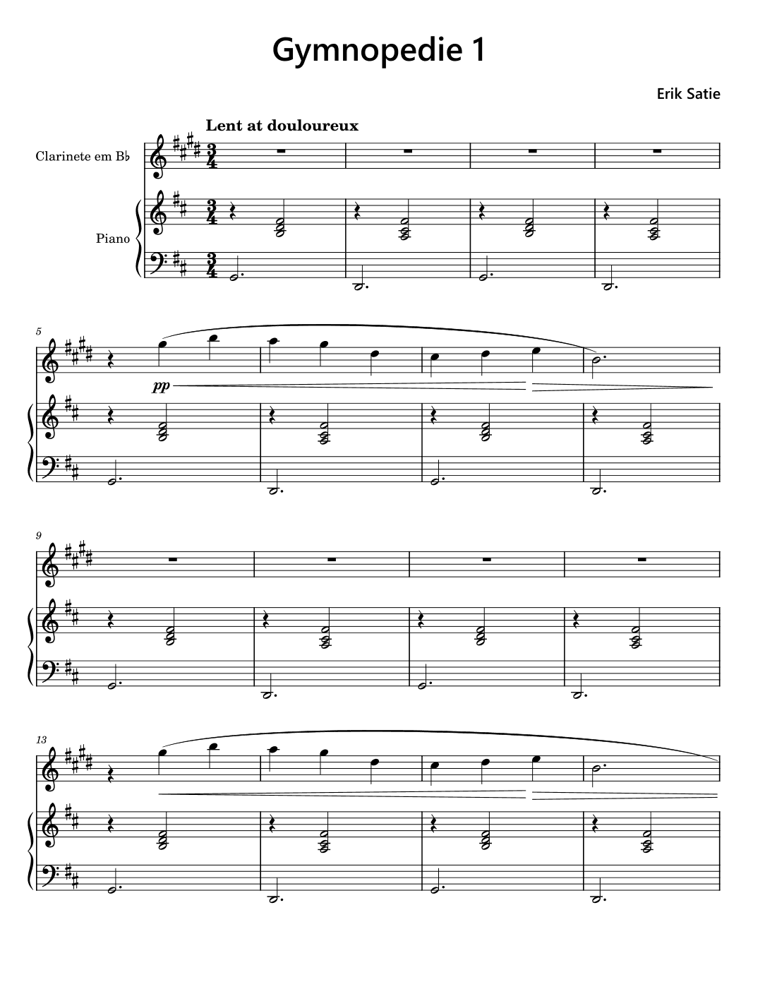 Gymnopedie 1 (arr. Funtom)