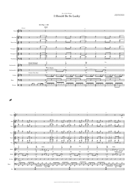 I Should Be So Lucky (arr. Daryl McKenzie)