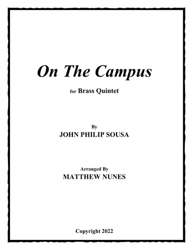 On The Campus (arr. Matthew Nunes)