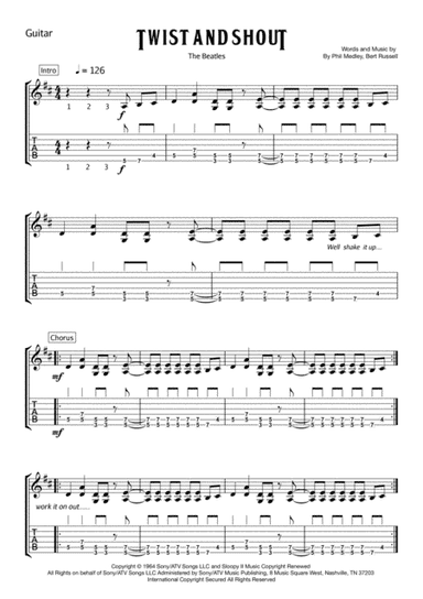Twist And Shout (arr. Ben Garraway)