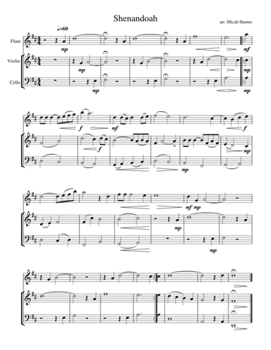 Shenandoah (arr. Samuel Micah Hunter)