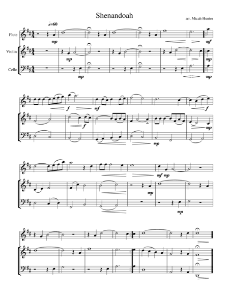 Shenandoah (arr. Samuel Micah Hunter)