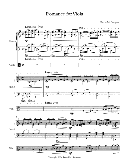 Romance for Viola