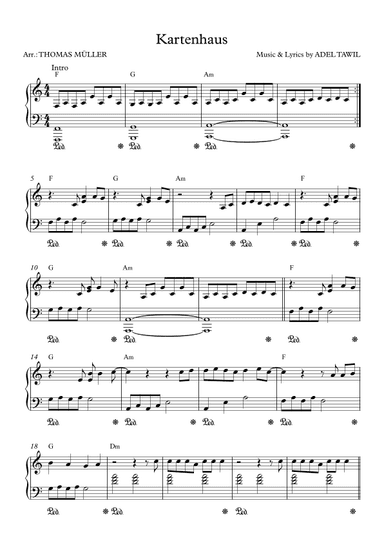 Kartenhaus (arr. Thomas Müller)