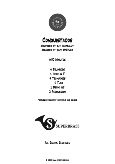 Conquistador (arr. Jock McKenzie)