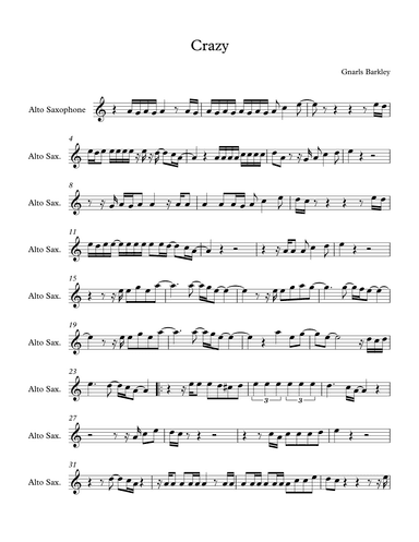 Crazy (arr. Nathan Kersey-Wilson)