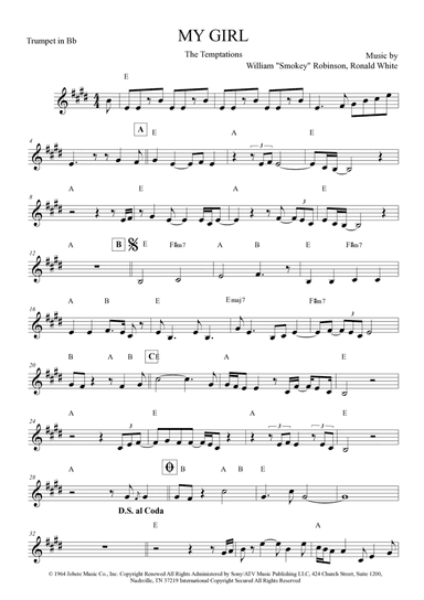 My Girl (arr. Anderson Quevedo)