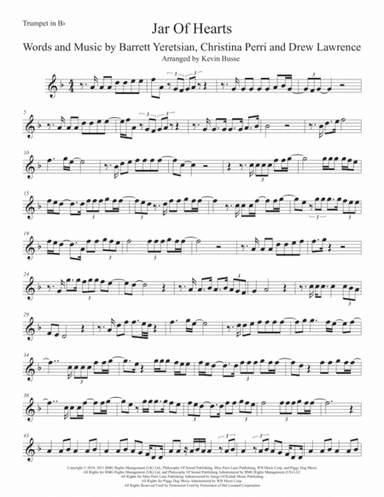 Jar Of Hearts (arr. Kevin Busse)