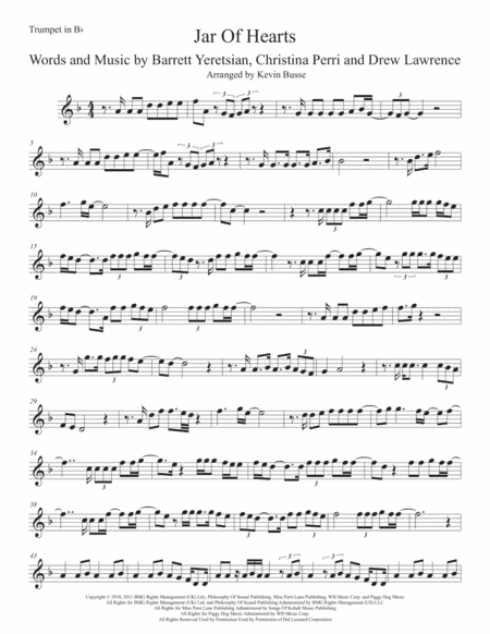 Jar Of Hearts (arr. Kevin Busse)