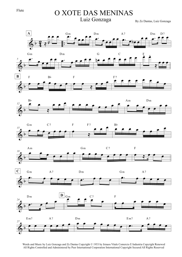 O Xote Das Meninas (arr. Leo Silva)