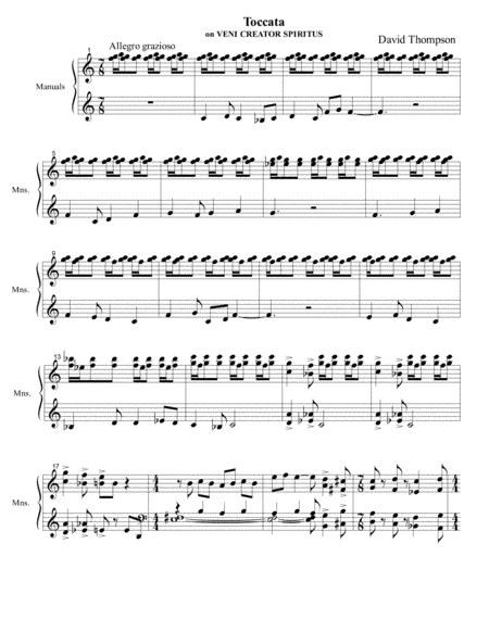 Toccata on Veni Creator Spiritus