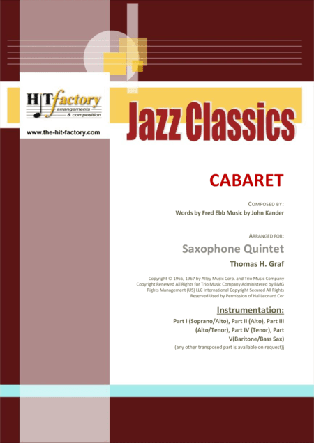 Cabaret (arr. Thomas H. Graf)