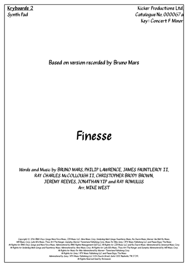 Finesse (arr. Arr. Mike West)
