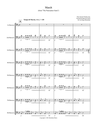 March (from "The Nutcracker Suite") (F) (Bassoon Octet) (arr. Regis Bookshar)