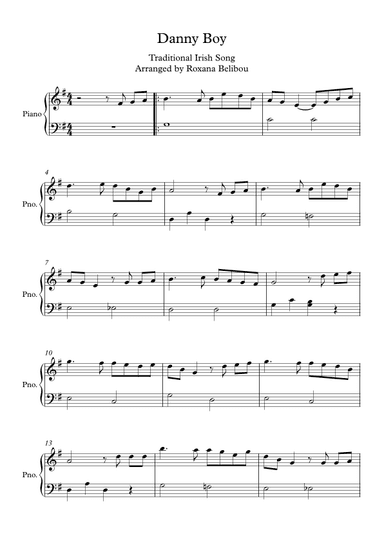 Danny Boy (arr. Roxana Belibou)