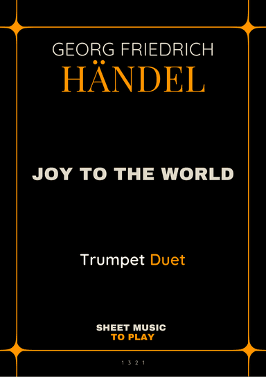 Joy To The World - Trumpet Duet (Full Score and Parts) (arr. César Madeira)