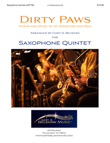 Dirty Paws (arr. Gary D. Belshaw (ASCAP))