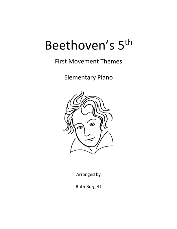 Beethoven's 5th for elementary piano (arr. Ruth Burgett)
