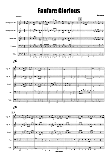 Fanfare Glorious for Brassquintet
